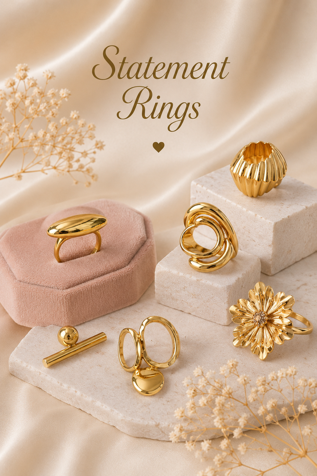 Statement Rings | Bold Gold Rings India — SIOBHÁN