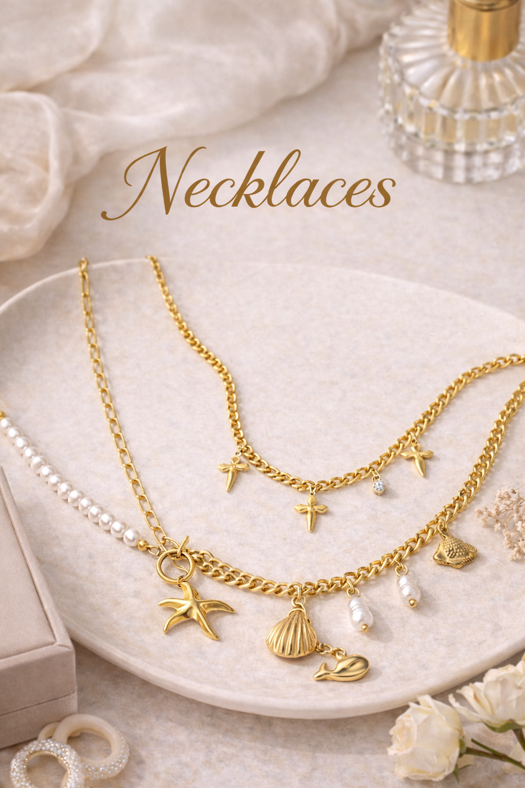 Necklaces | Anti-Tarnish Gold Necklaces Online India — SIOBHÁN