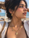 Ocean Charm Necklace — anti-tarnish waterproof gold necklace India — SIOBHÁN