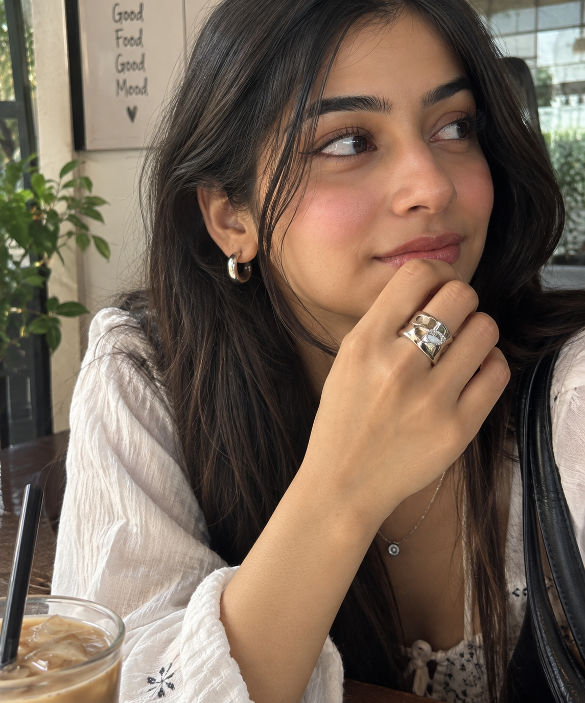 Dome Pavé Sculptural Ring