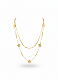 Starfall Charm Necklace product shot — anti-tarnish gold necklace India — SIOBHÁN