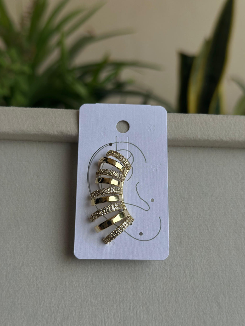 Stacked Pave Ear Cuff