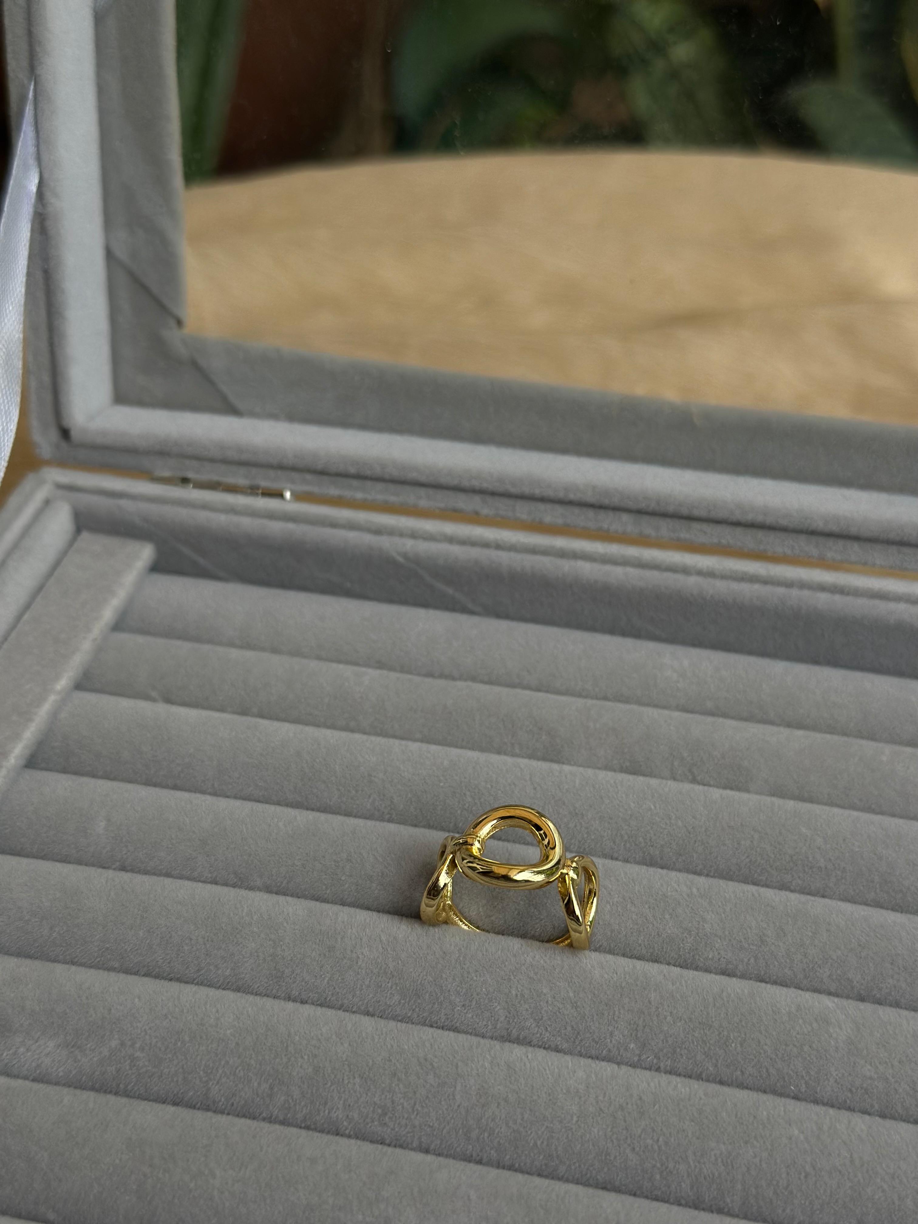 Chain Link Open Ring
