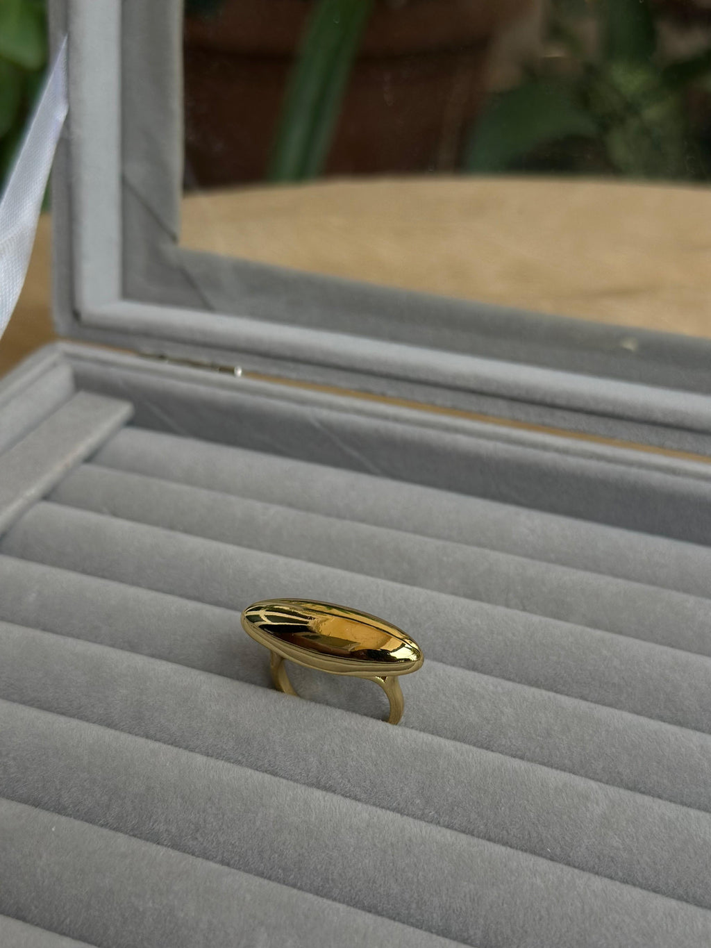 Marquise Dome Signet Ring