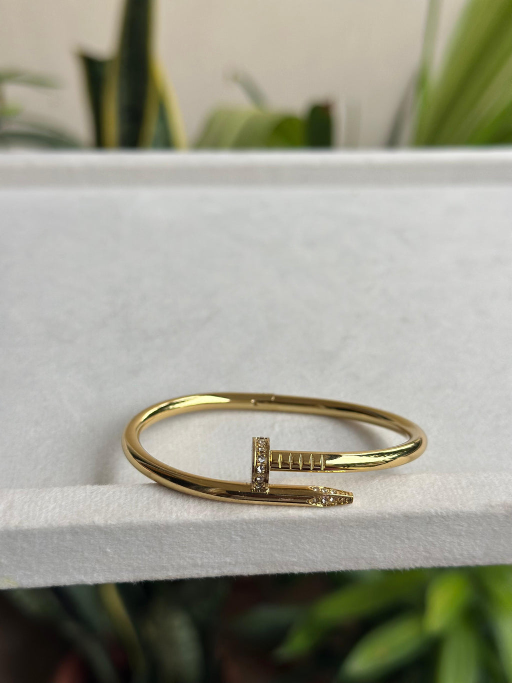 Nail Cuff Bangle