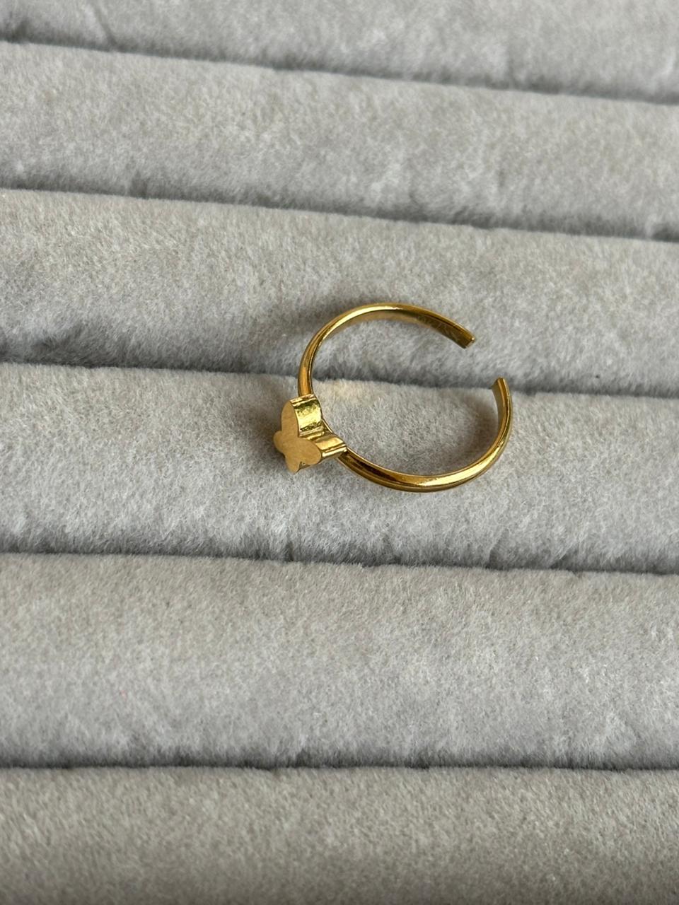 Gold Butterfly Ring