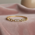 Diamond Screw-Head Bangle