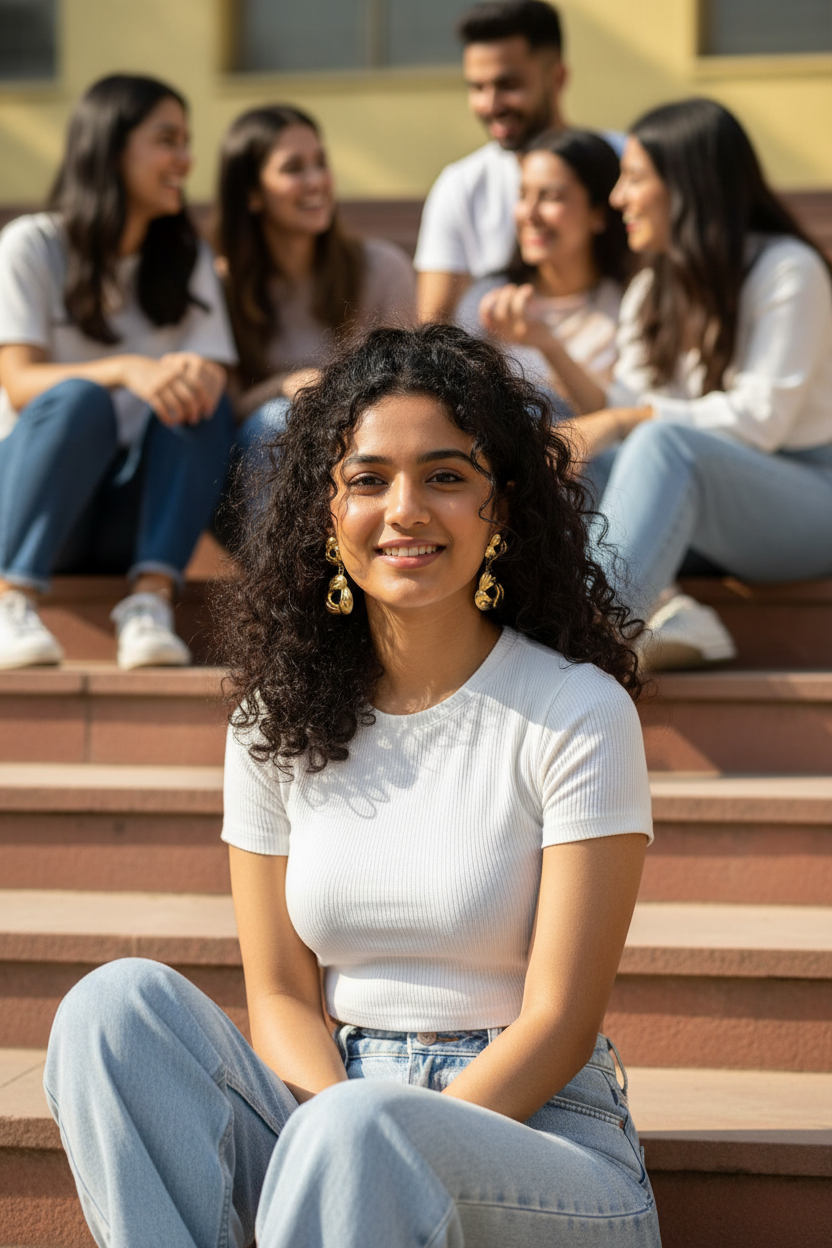 Twisted Knot Drop Earrings college campus lifestyle — anti-tarnish fashion earrings India — SIOBHÁN