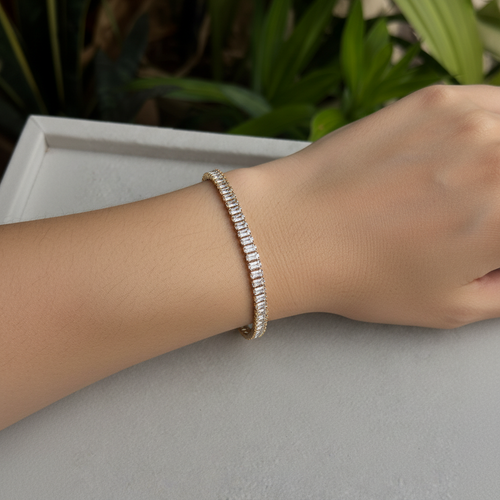 Diamond Baguette Tennis Bracelet