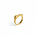 Gold Square Signet Ring