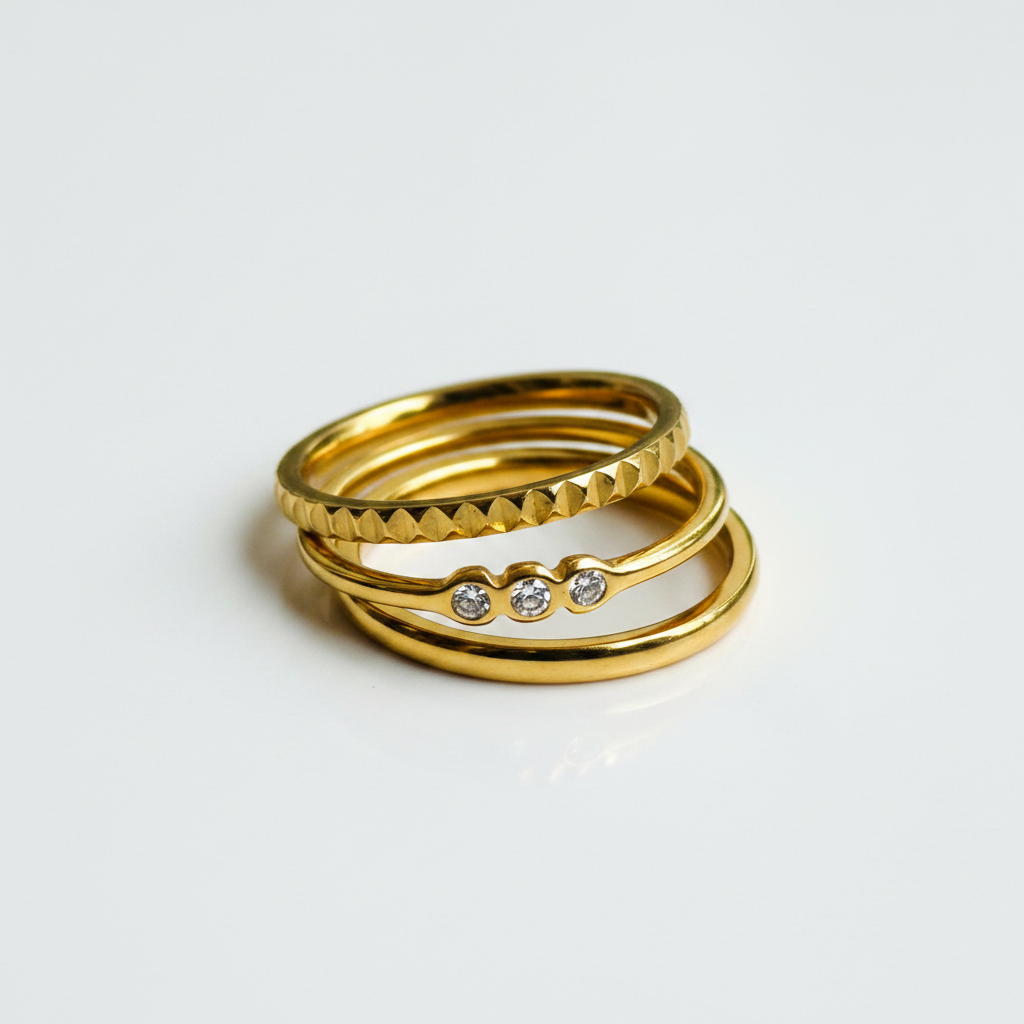 Trinity Stack Ring Set