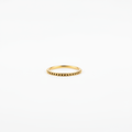 Gold Beaded Eternity Band Ring — hero shot