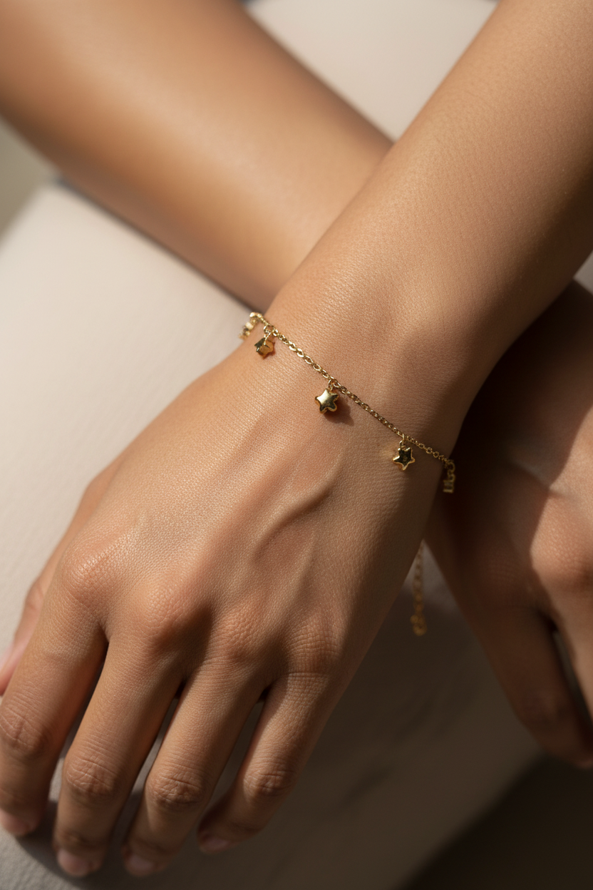 Celeste Star Charm Bracelet