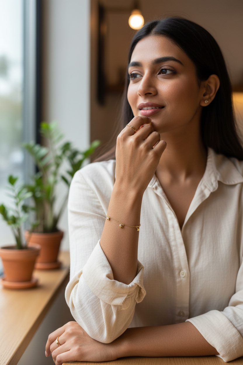 Celeste Star Charm Bracelet