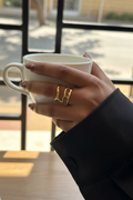 Open Lattice Sculptural Ring