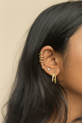 Gold Spiral Snake Ear Cuff