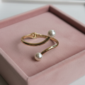 Pearl Twist Cuff Bracelet